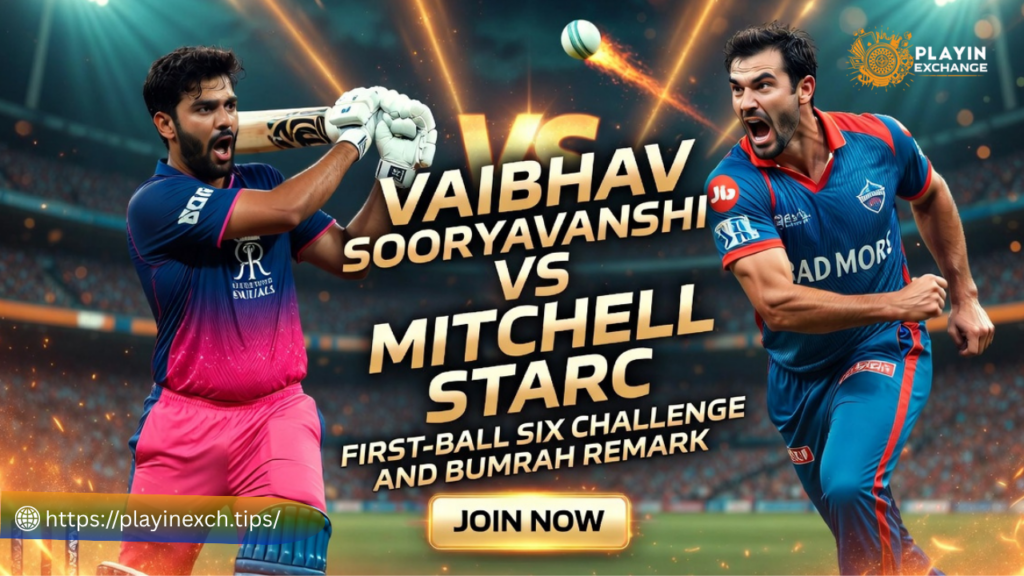 Vaibhav Sooryavanshi vs Mitchell Starc First-Ball Six Challenge and Bumrah Remark