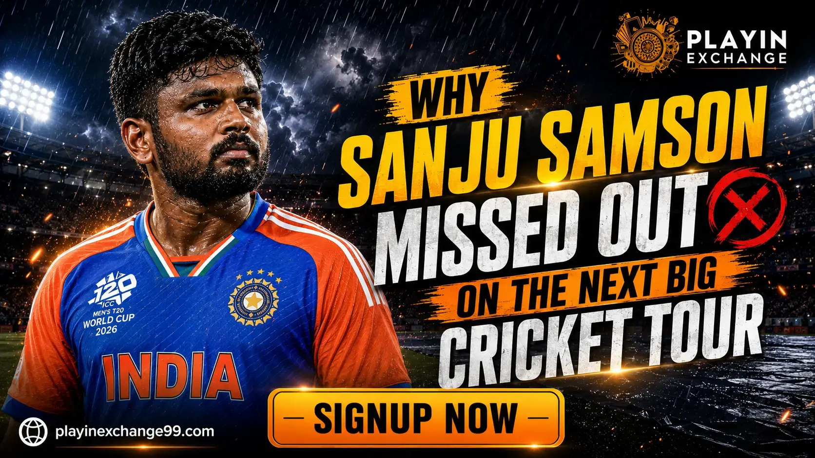 Sanju Samson Missed Out - Playinexchange (1)