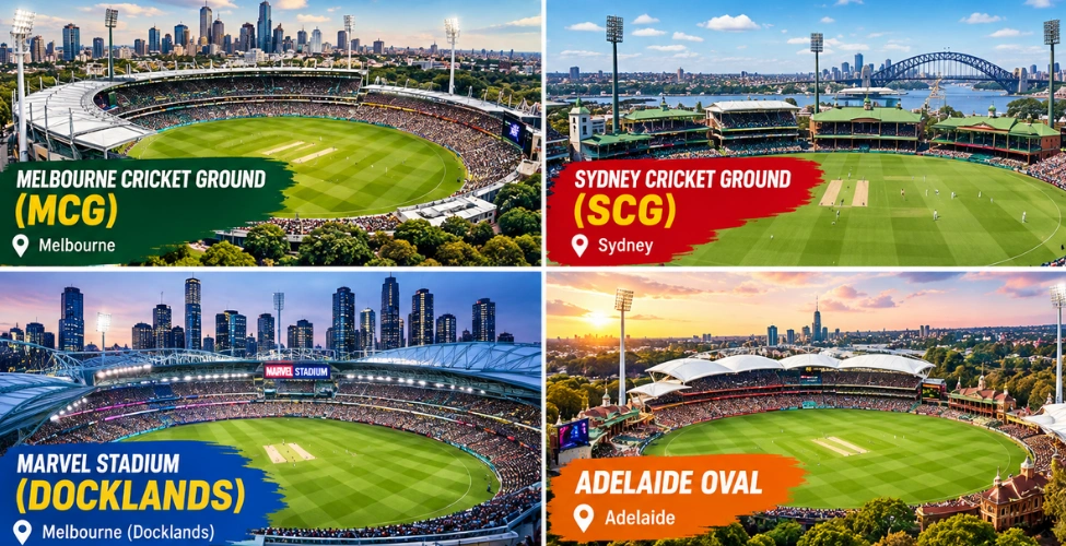 Cricket Stadiums in Australia