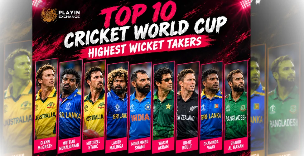 cricket world cup highest wicket taker