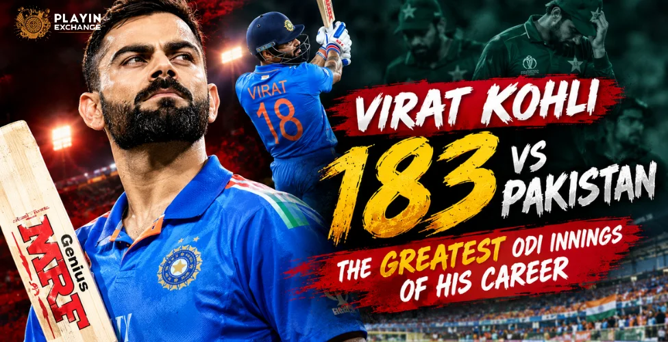 Virat Kohli 183 vs Pakistan